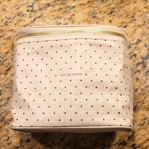 Kate Spade zippered lunch tote